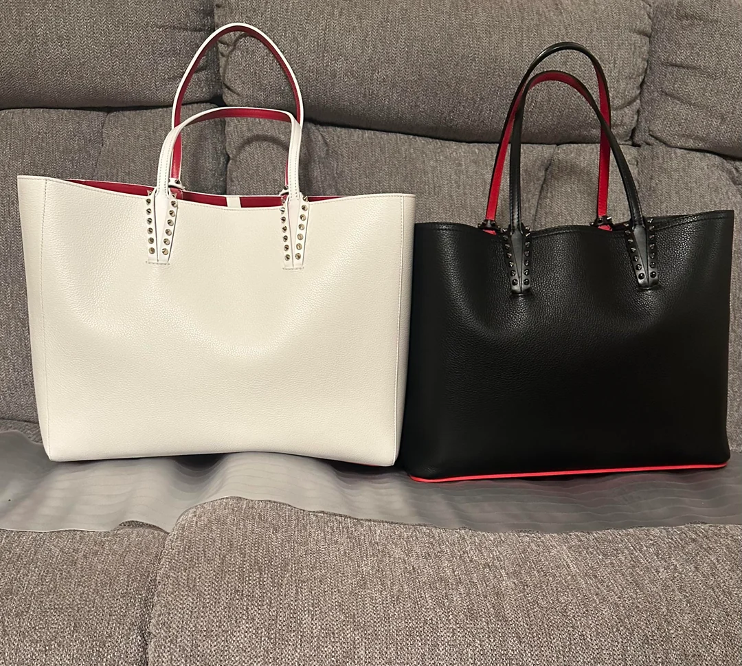 Christian Louboutin Cabata Calfskin Leather Tote Bag Review